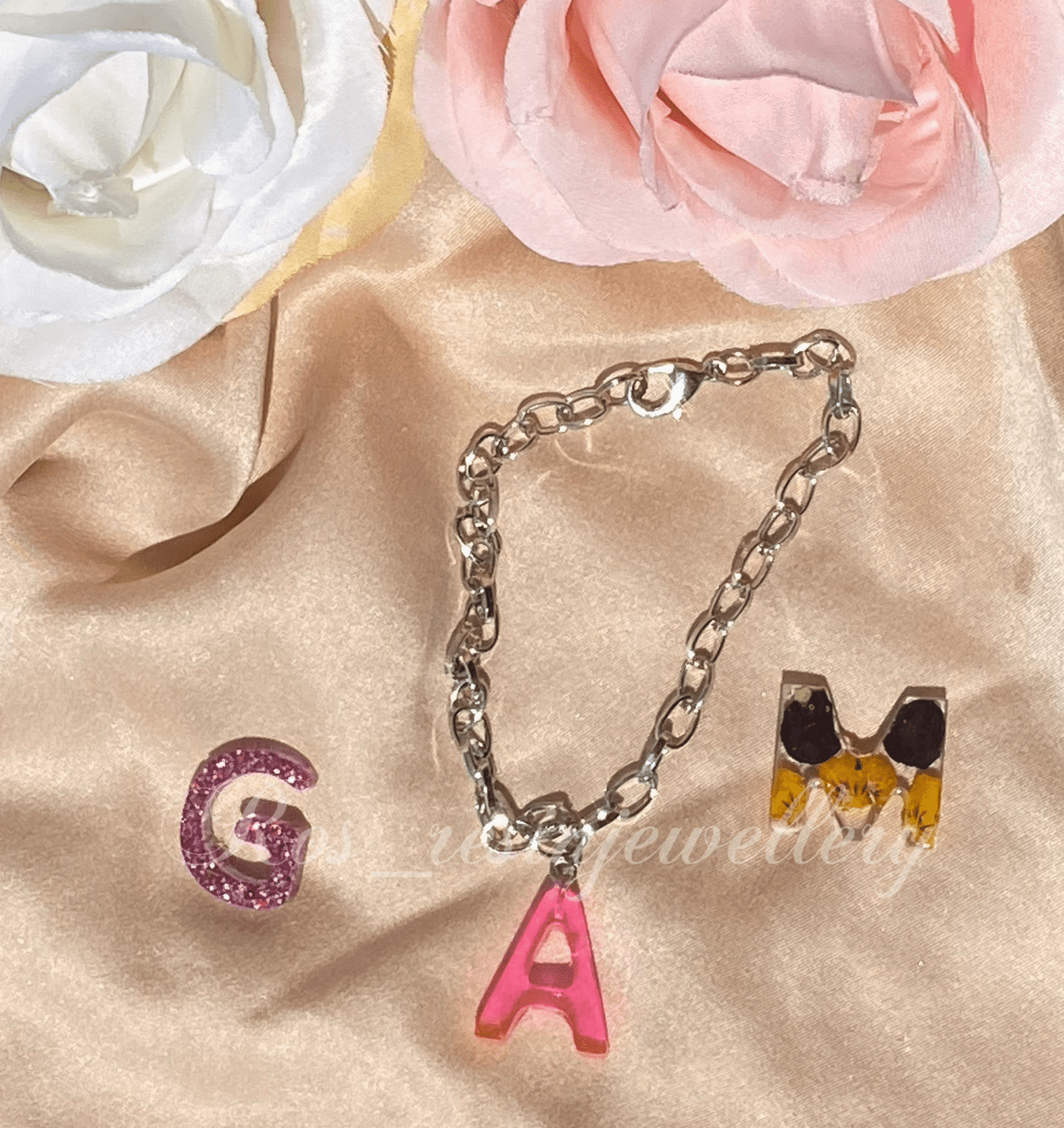 Braccialetto con iniziali