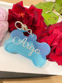 Medaglietta osso con nome