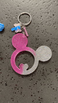 Portachiavi Topolino con cuore