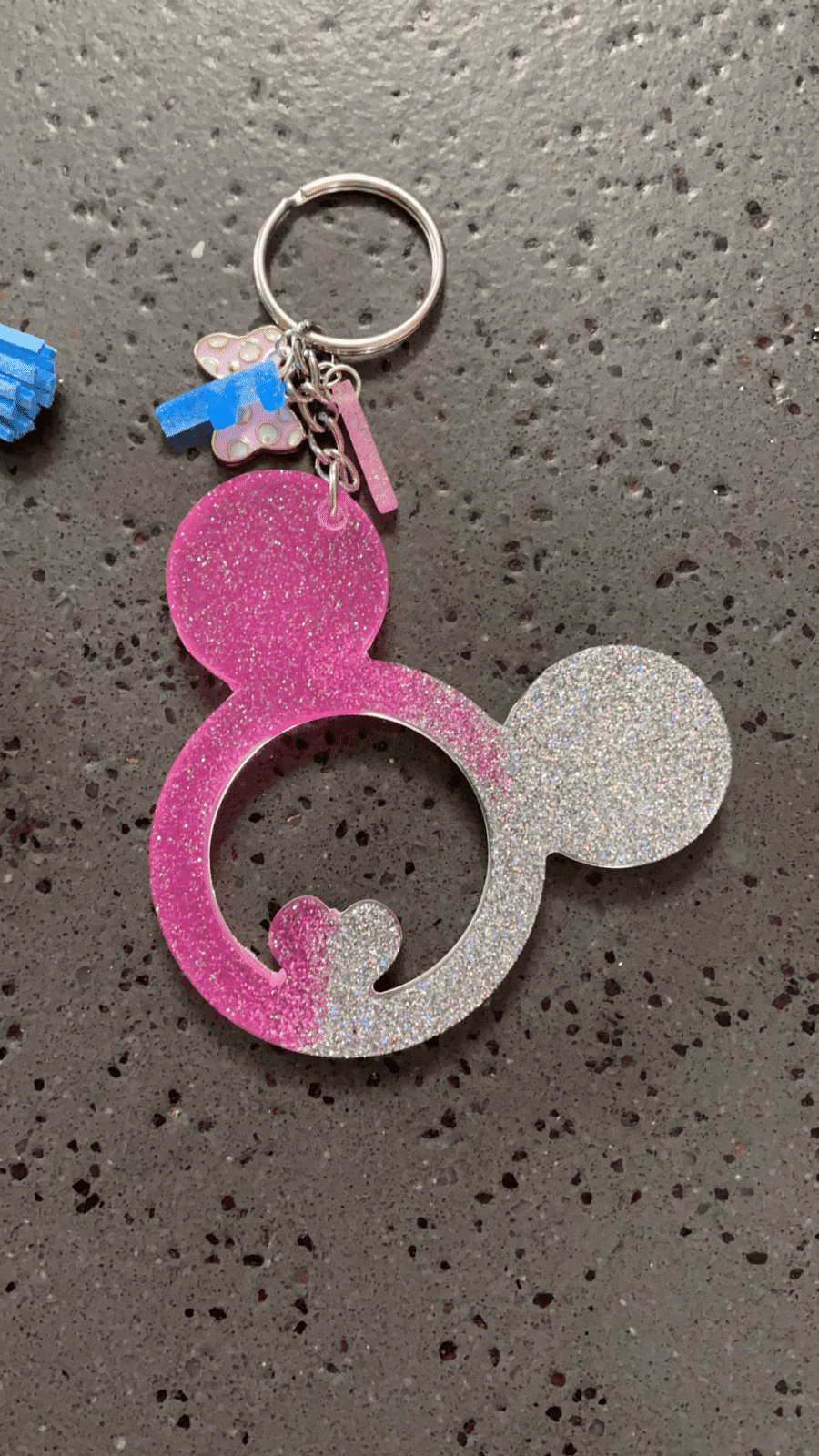 Portachiavi Topolino con cuore