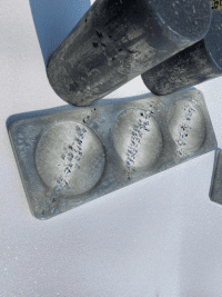 Base porta candele con 3 cerchi