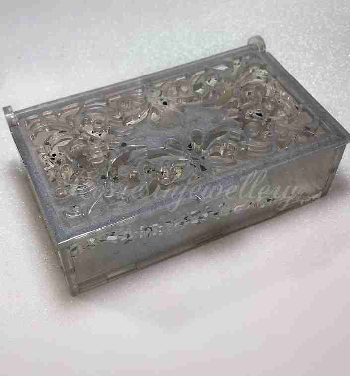 Portagioie rettangolare in resina - immagine 2