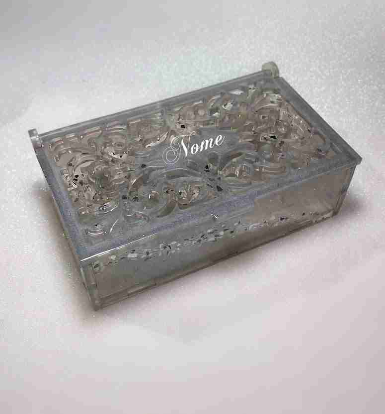 Portagioie rettangolare in resina - immagine 3