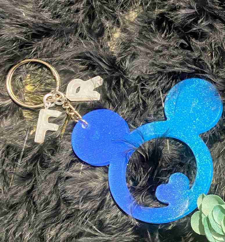 Portachiavi Topolino con cuore - immagine 2