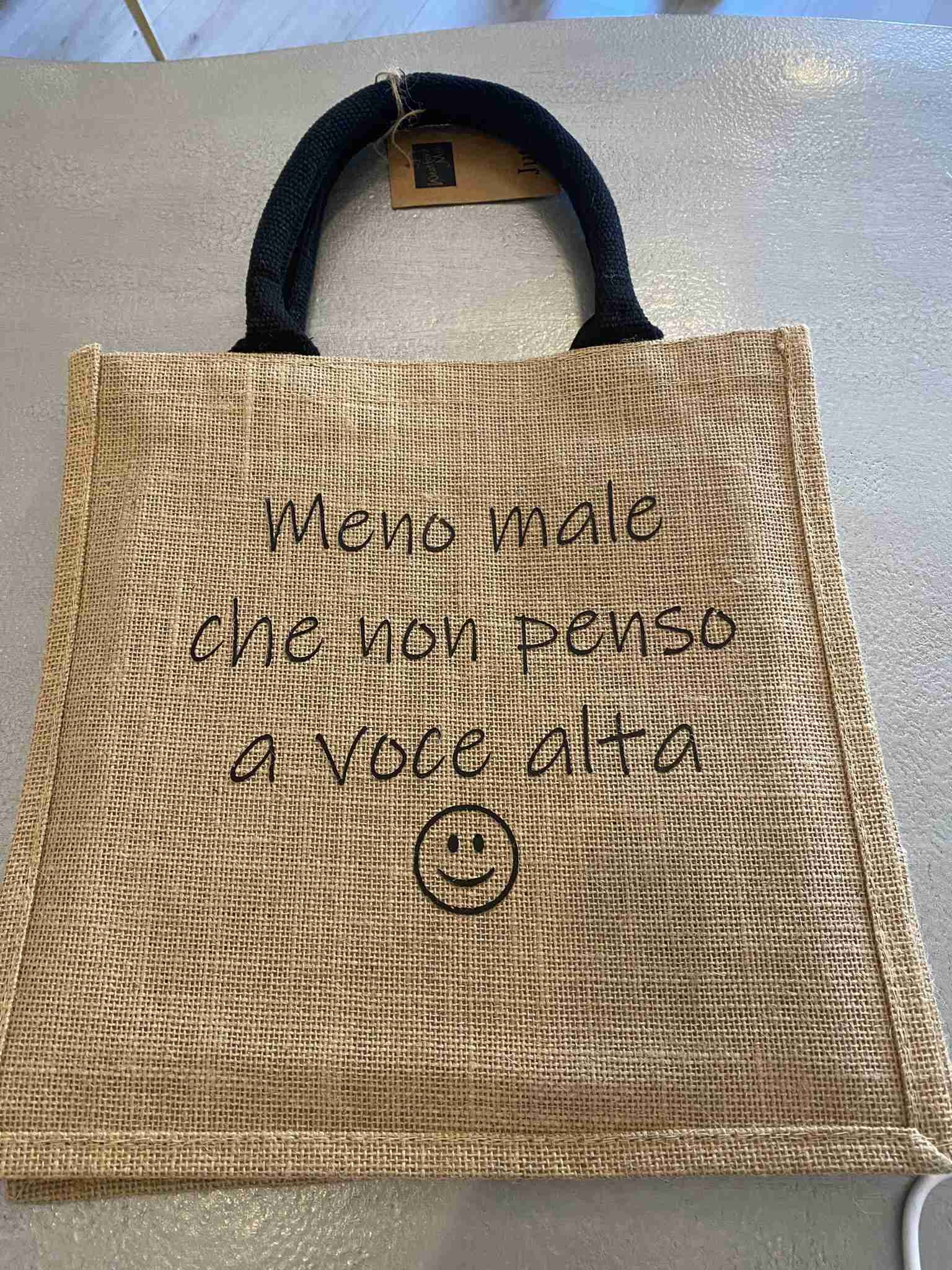 Borsa media juta personalizzata - immagine 5