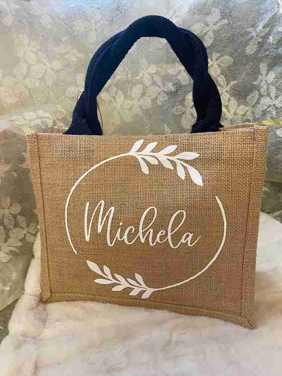 Borsa media juta personalizzata - immagine 2