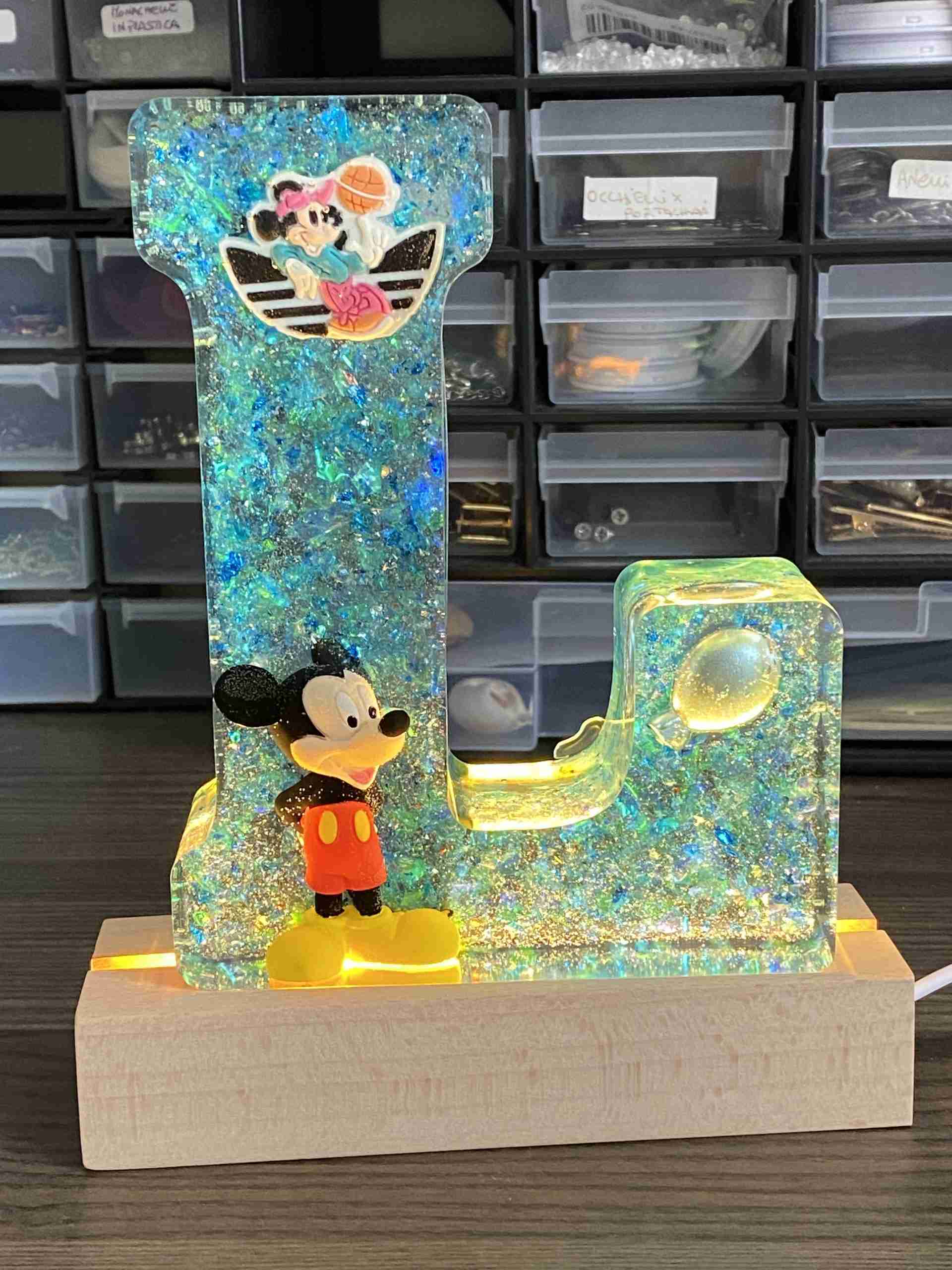 Iniziale con base led - immagine 4