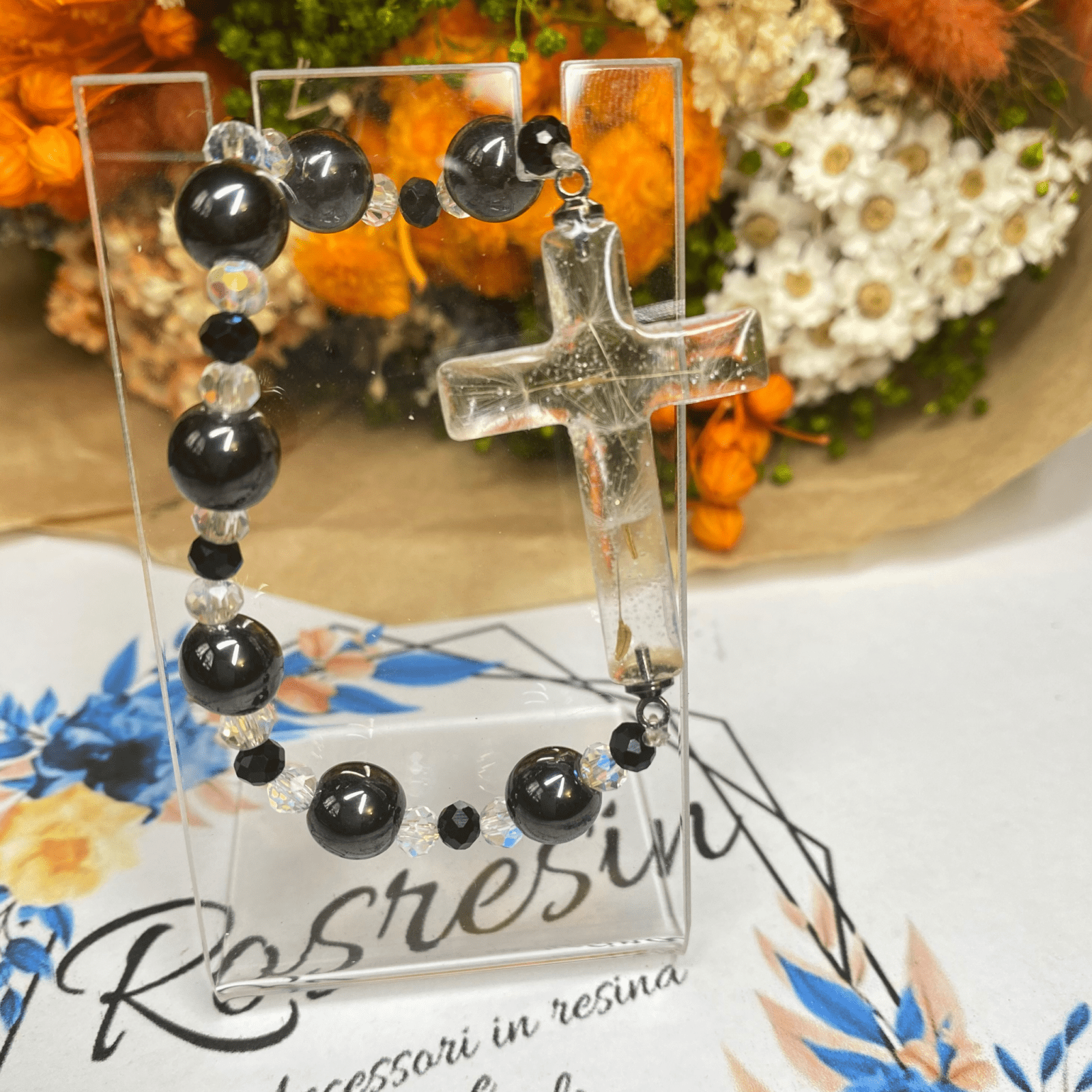 Braccialetto Croce dente di leone