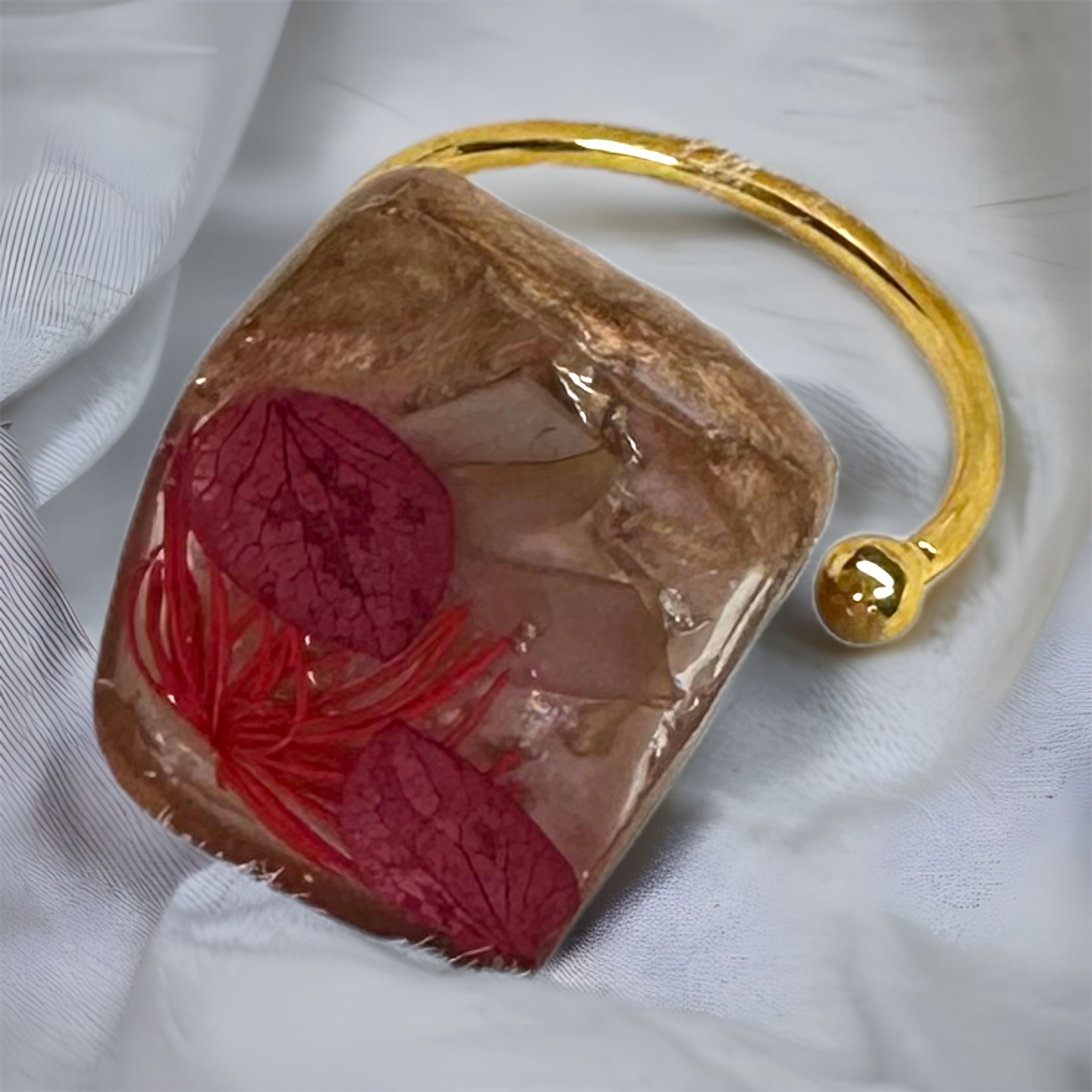 Anello Naimi regolabile in resina