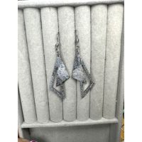 Orecchini geometrici arcobaleno