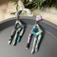 Orecchini etnici in argilla polimerica