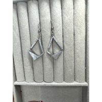 Orecchini geometrici arcobaleno