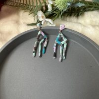 Orecchini etnici in argilla polimerica