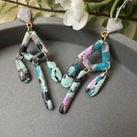 Orecchini etnici in argilla polimerica