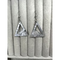 Orecchini geometrici arcobaleno