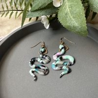 Orecchini Snake in argilla polimerica