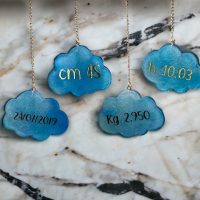 Fiocco nascita in resina