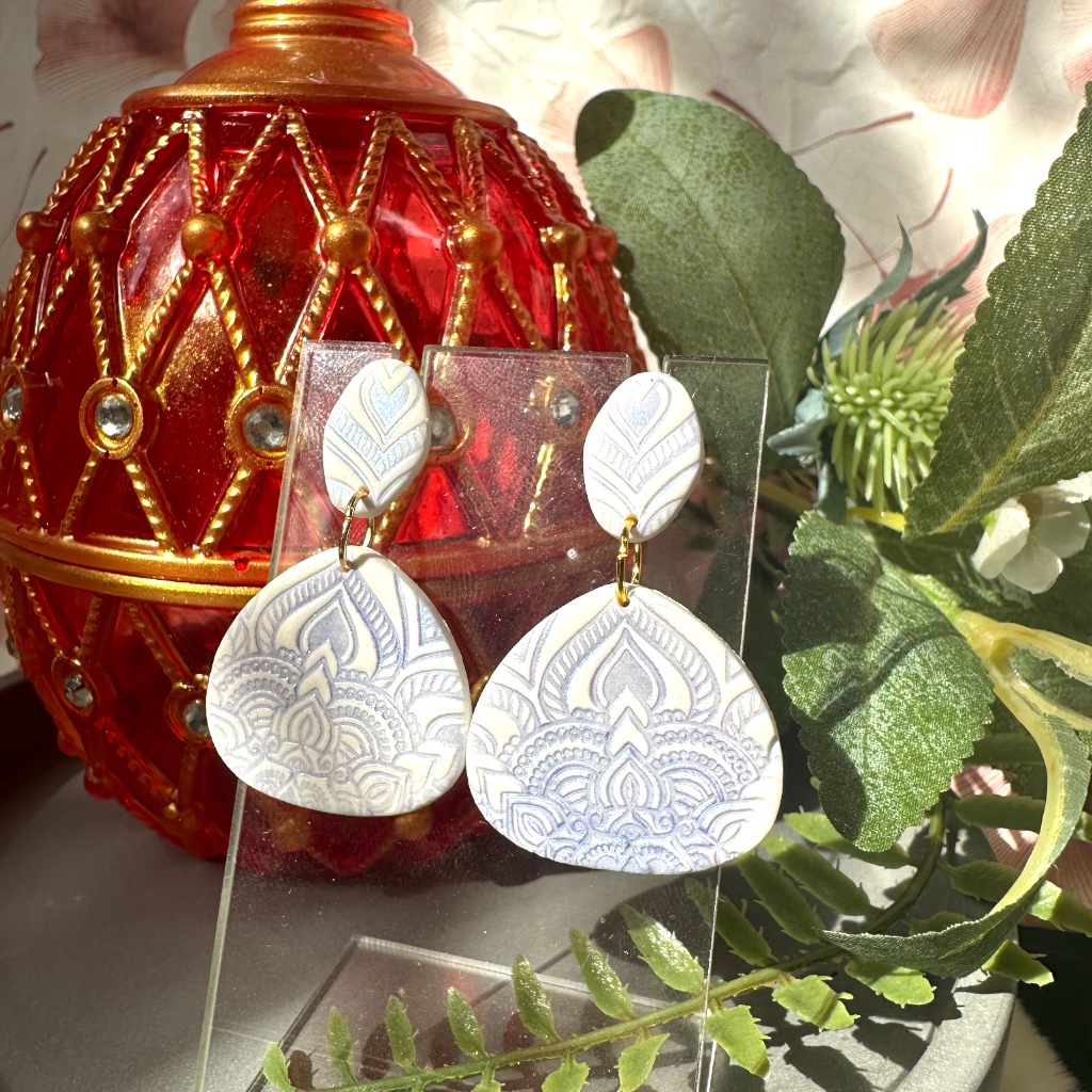 Orecchini Boheme in argilla polimerica - immagine 2