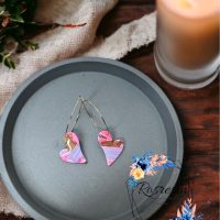 Orecchini Cuore watercolor