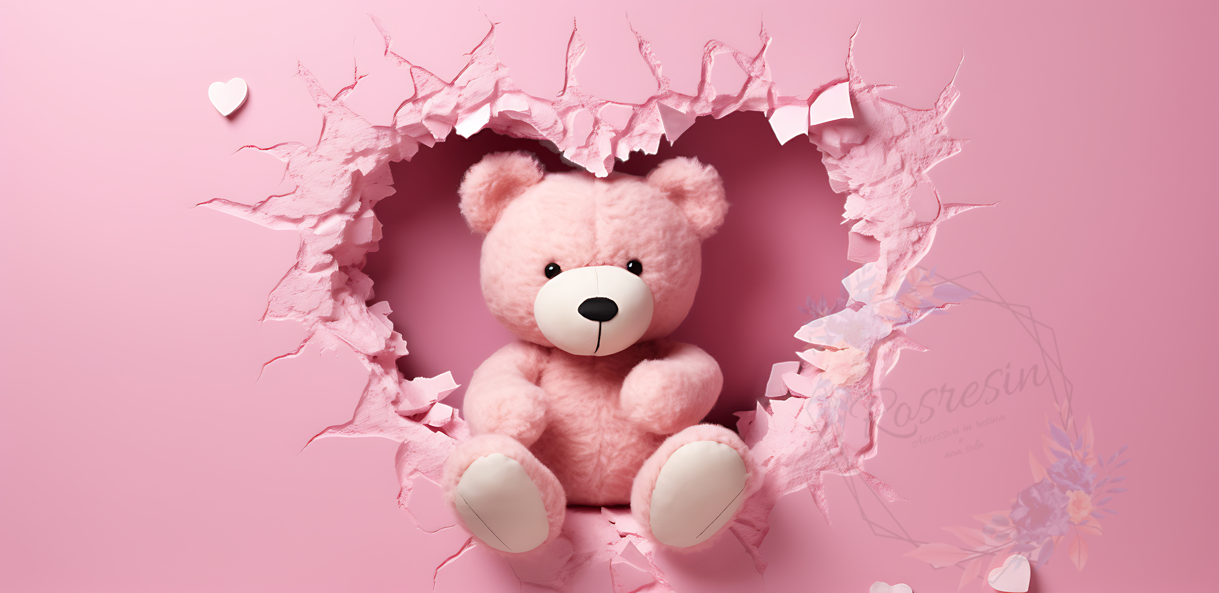 Tazza ceramica Orsetto con cuori - immagine 13