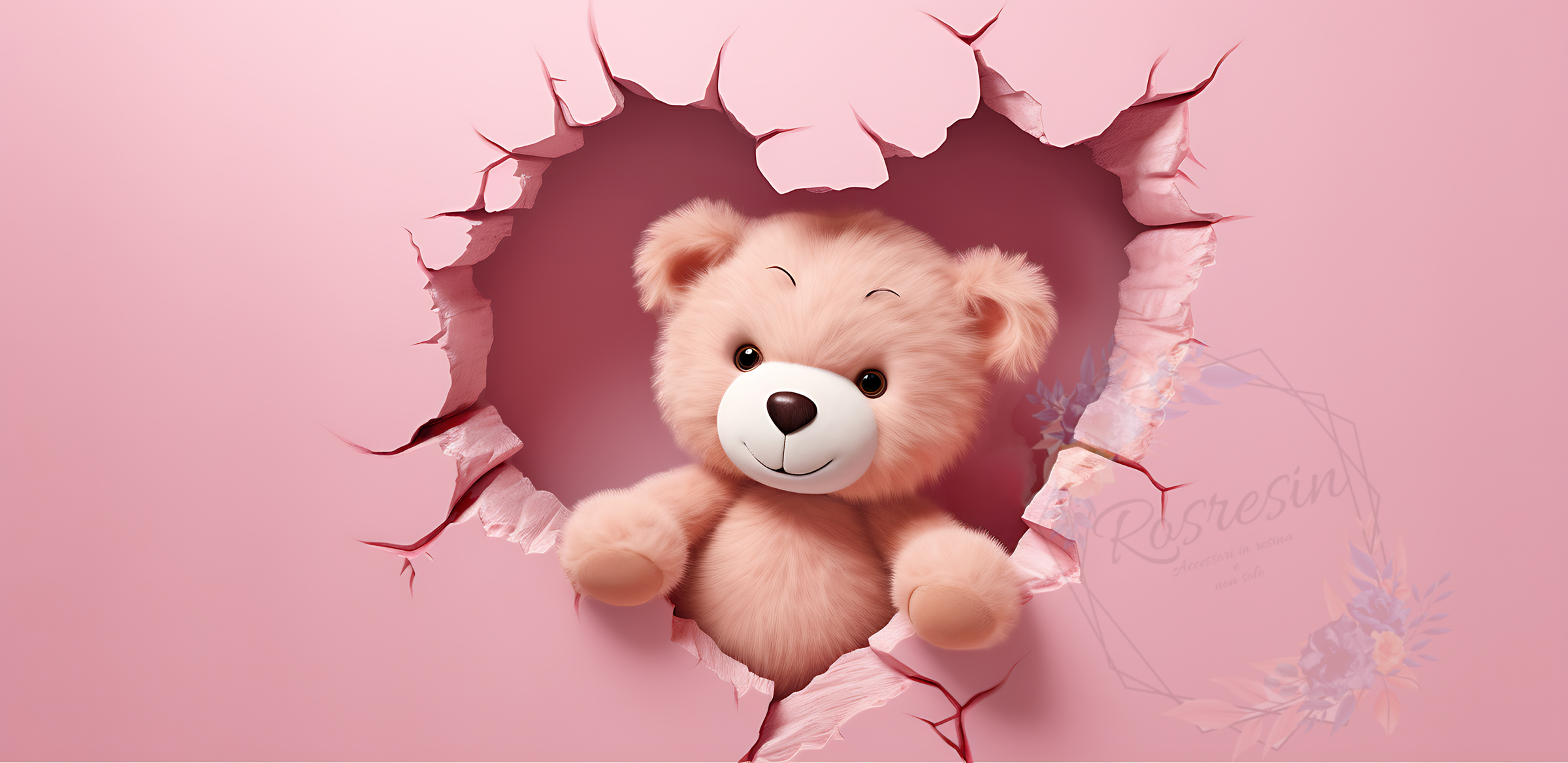 Tazza ceramica Orsetto con cuori - immagine 17