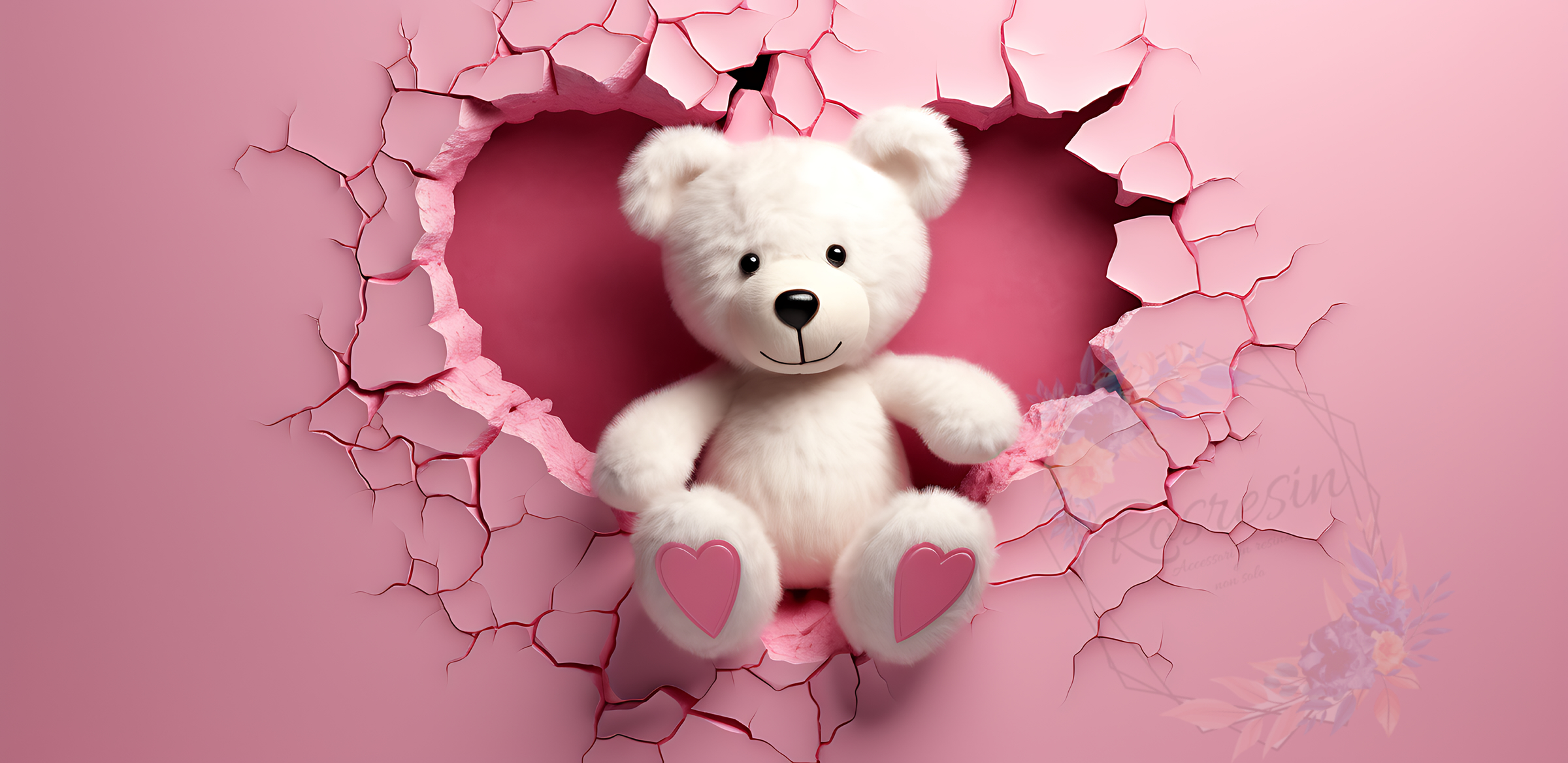 Tazza ceramica Orsetto con cuori - immagine 18