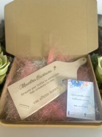 Tagliere con manico in faggio personalizzabile