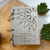 Agenda perpetua ad anelli in legno