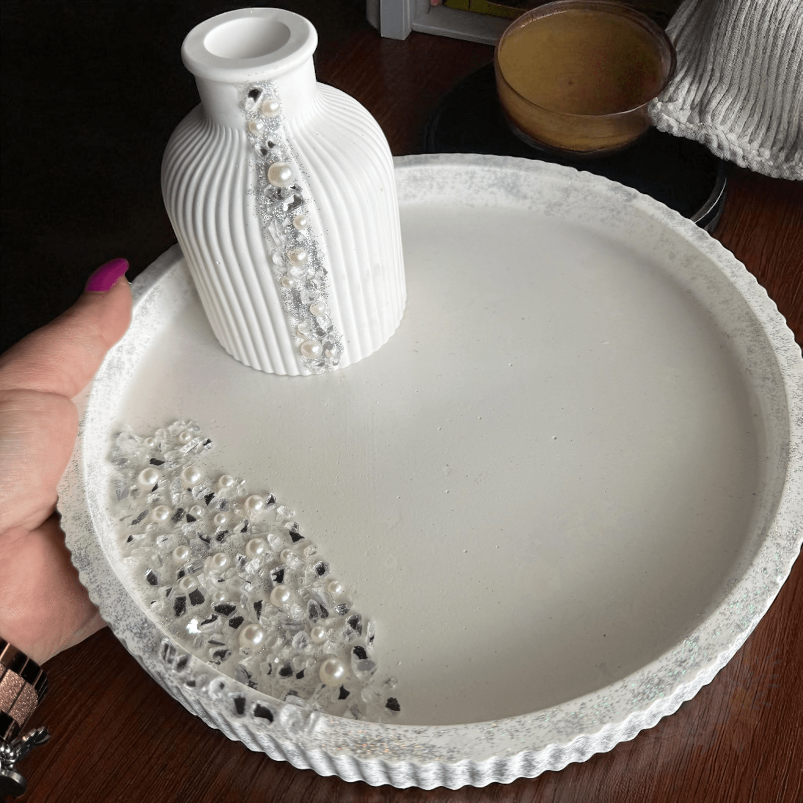 set-decorativo-profumato-gesso-oro-vassoio-candela